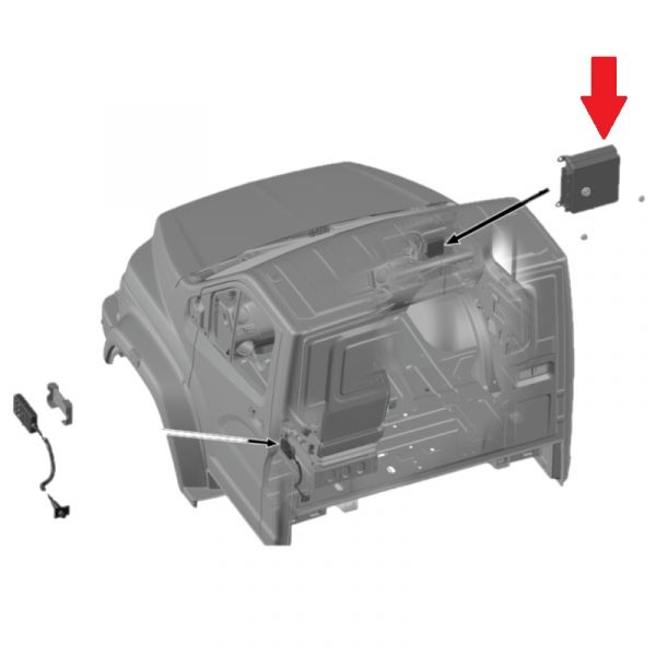 Блок управления пневмоподвеской ГАЗон NEXT (10 т.) (ООО "Автомобильный завод "ГАЗ") /C41RB3-3763292/