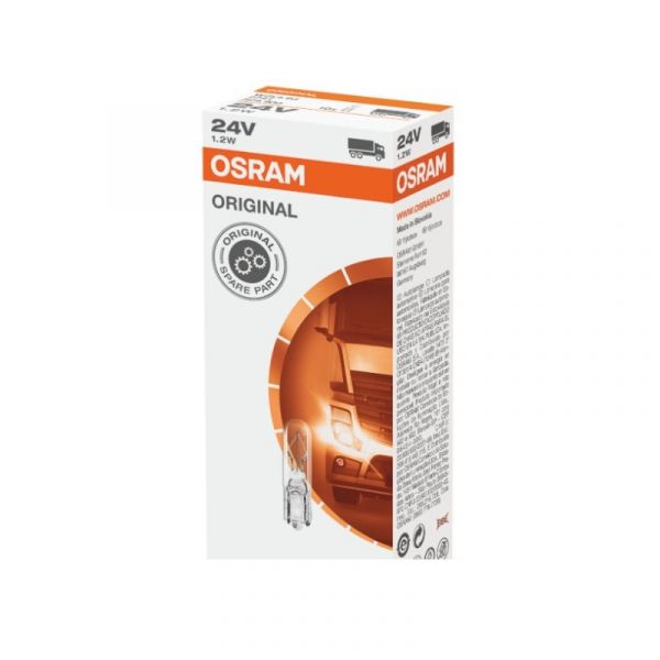 Лампа 24В 1,2 Вт (безцокольная) (панель приборов) (OSRAM ) /2741/