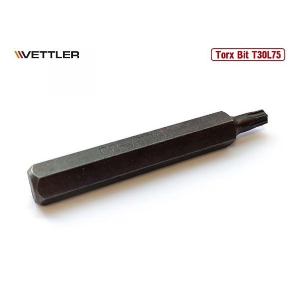 Бита Torx Т30 длина 75 мм.(VETTLER) /T30L75/