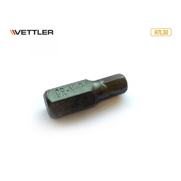 Бита шестигранная H7 длина 30 мм (VETTLER) /H7L30/