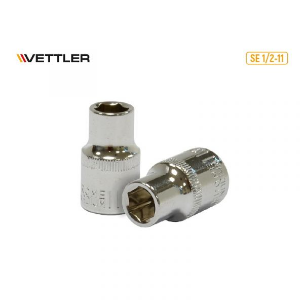 Головка 1/2" 11 мм 6 гр. (VETTLER) /SE 1/2-11/