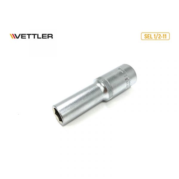 Головка 1/2" 11 мм 6 гр.удлиненная (VETTLER) /SEL 1/2-11/
