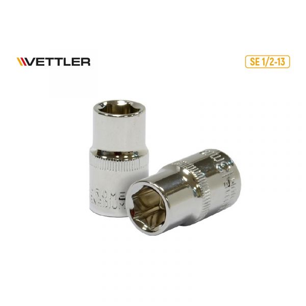 Головка 1/2" 13 мм 6 гр. (VETTLER) /SE 1/2-13/