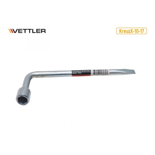 Ключ баллонный 17 мм с лопаткой усил. (VETTLER) /KreuzX-10-17V/