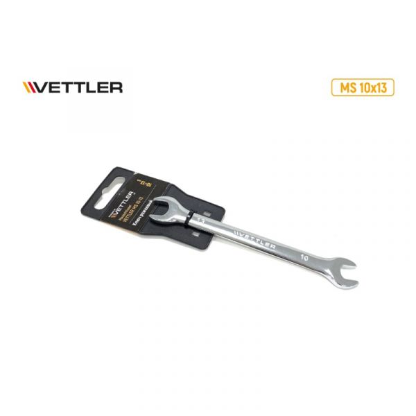 Ключ гаечный двухсторонний 10*13 (VETTLER) /MS 10x13/
