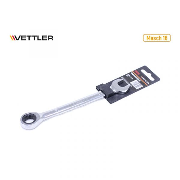 Ключ комбинированный 16*16 рожково-накидной трещоточный.(VETTLER) /Masch 16/