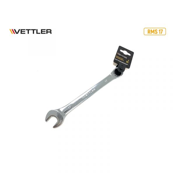 Ключ комбинированный 17*17 рожково-накидной.(VETTLER) /RMS 17/