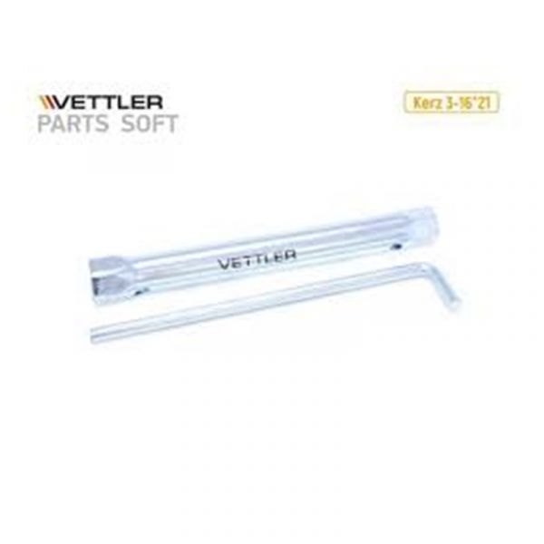 Ключ свечной-трубка 16*21 мм. (VETTLER) /Kerz 3-16*21/