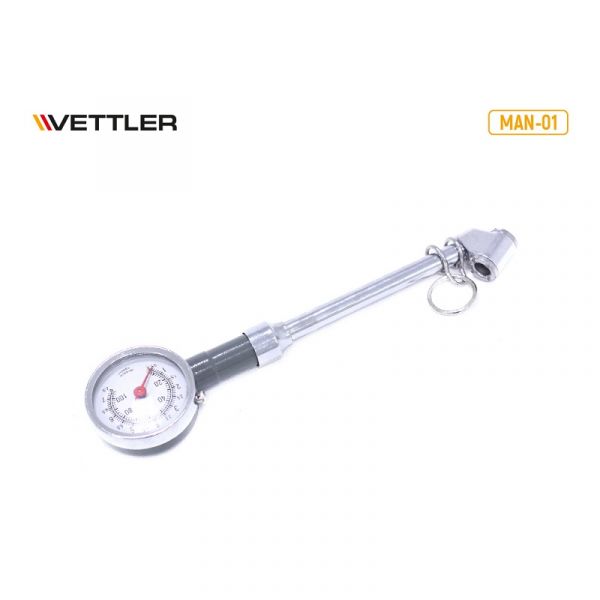 Манометр шин 7 атм стрелочный  (VETTLER) /MAN-01/