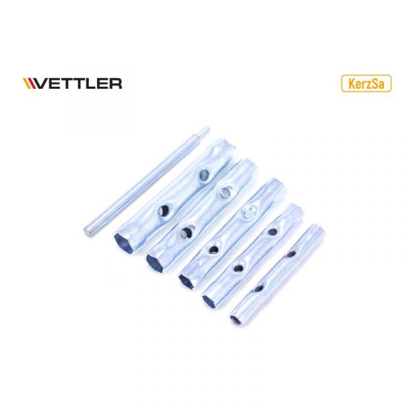 Набор ключей-трубок торцевых+вороток 8-17мм 6 шт  (VETTLER) /KerzSa/