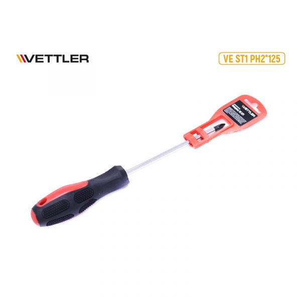 Отвертка крестовая 125 PH2  (VETTLER) /VEST1PH2*125/