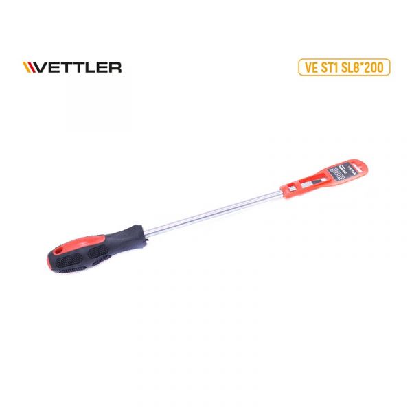 Отвертка шлиц прямой 200*8  (VETTLER) /VEST1SL8*200/