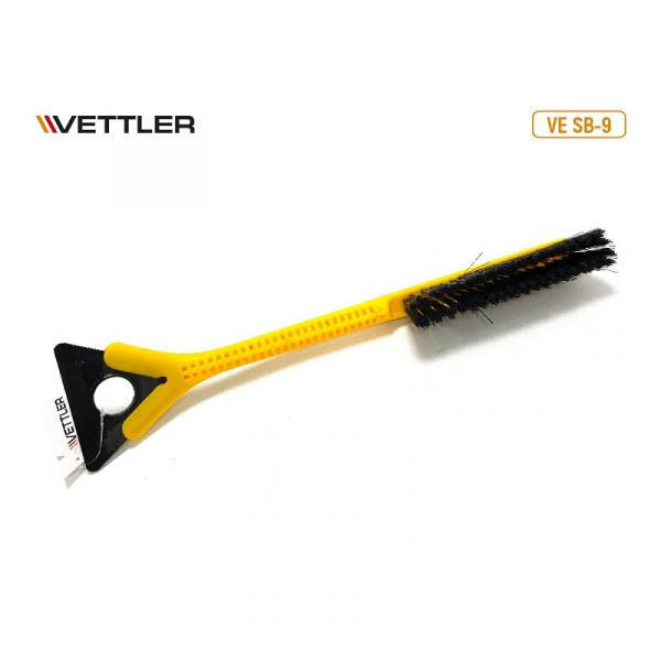 Щетка для снега и льда (52 см) цв.желтый (VETTLER) / VE SB-9/
