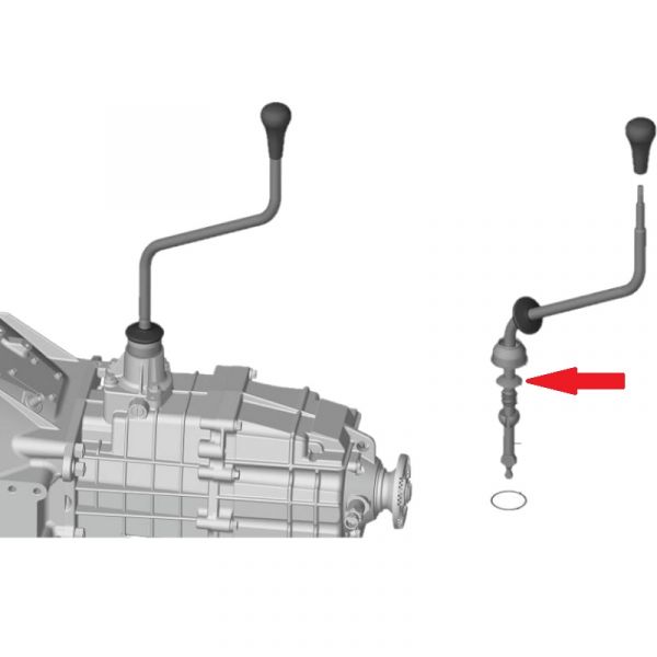Седло пружины рычага КПП ГАЗ-3307, 3308, 3309, 3310 Валдай, ГАЗон-NEXT (ПАО "ГАЗ") /3309-1702138/