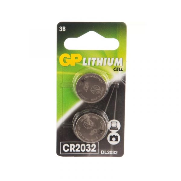 Батарейка CR2032 (GP) /cr20322cru2/