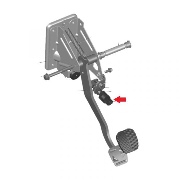 Выключатель сигнала положения педали тормоза ГАЗон NEXT (ООО "Точмаш-авто" ГАЗ Оригинал) /С41R11.3720030/