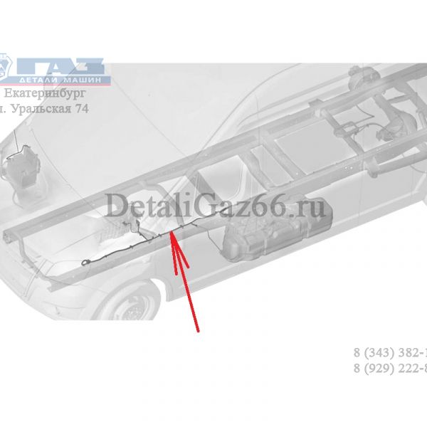 Автопроводка жгут по раме ГАЗель NEXT А31R22, А32R32 (ООО "Арзамасское ПО Автопровод"  ГАЗ) /А31R22.3724030/