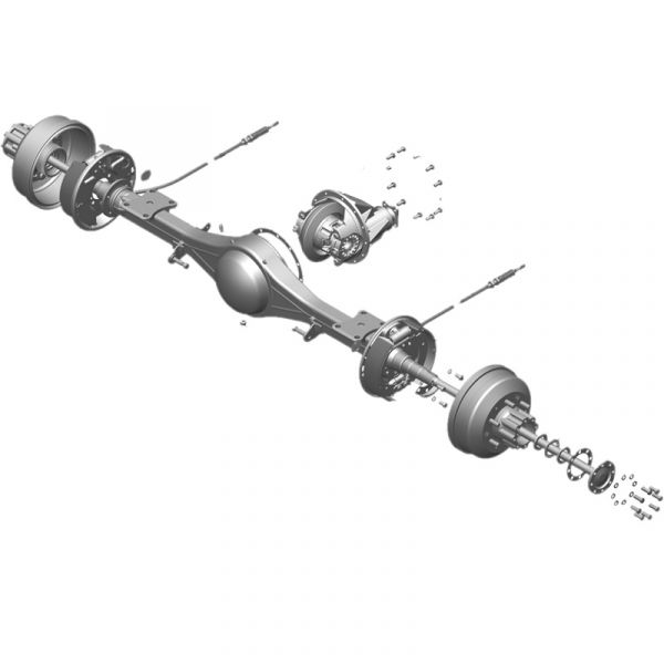 Мост задний ГАЗель-3302 дв. 4216, Cummins ISF 2.8 с АБС (43/10) (ПАО "ГАЗ") /3302-2400012-60/