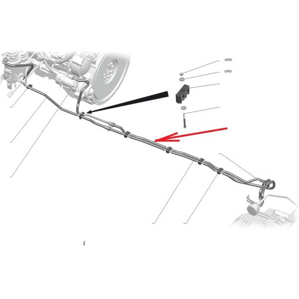 Трубка топливная сливная дв. серии "G" (ТИССАН ООО  ГАЗ) /А21R22.1104095-10/