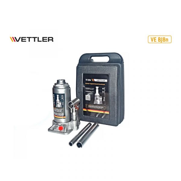 Домкрат бутылочный 8 т (Vettler) /VE BJ8n/