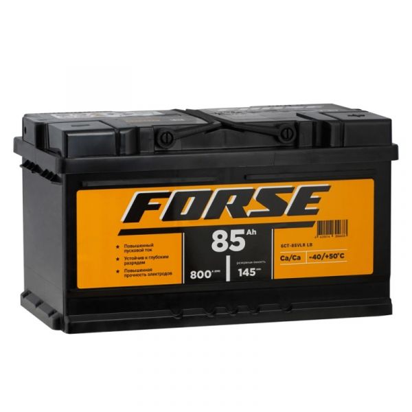 АКБ Forse 85 А/ч, 800A, о/п, 12 В (315 х175 х 175) /6CT85VLR0LB/