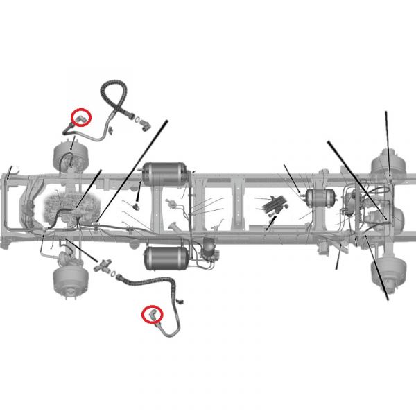 Фитинг уголовой торм. трубки перед. ГАЗон NEXT (бараб.торм.) (ООО "ПИТ") /.D1022М18Х1,5-М16Х1,5С-74/