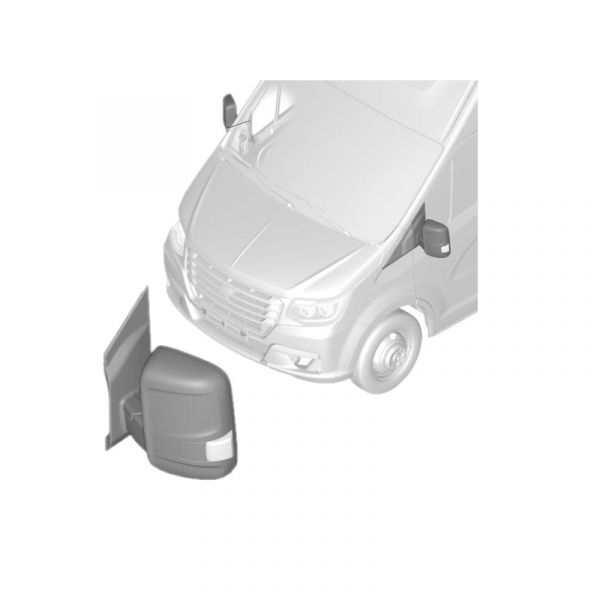 Зеркало ГАЗель NN левое с элек.приводом (Курганспецмаш  ГАЗ) /А31R33.8201021-10/