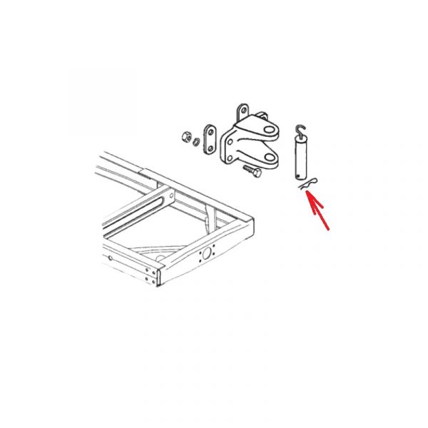 Шплинт буксировочного шкворня Валдай (ПАО "ГАЗ") /3310-2806066/