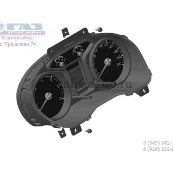 Комбинация приборов ГАЗель NEXT дв. Cummins ISF 2.8L ЕВРО-3,4 (ООО "НПП "ИТЭЛМА" ) /А21R23.3801012-05/