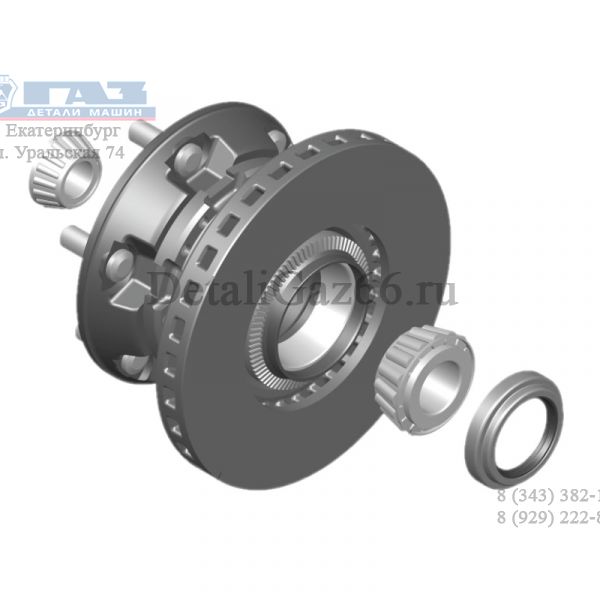 Ступица перед. ГАЗон NEXT с торм. диском (ПАО "ГАЗ") /С40R13-3103010/
