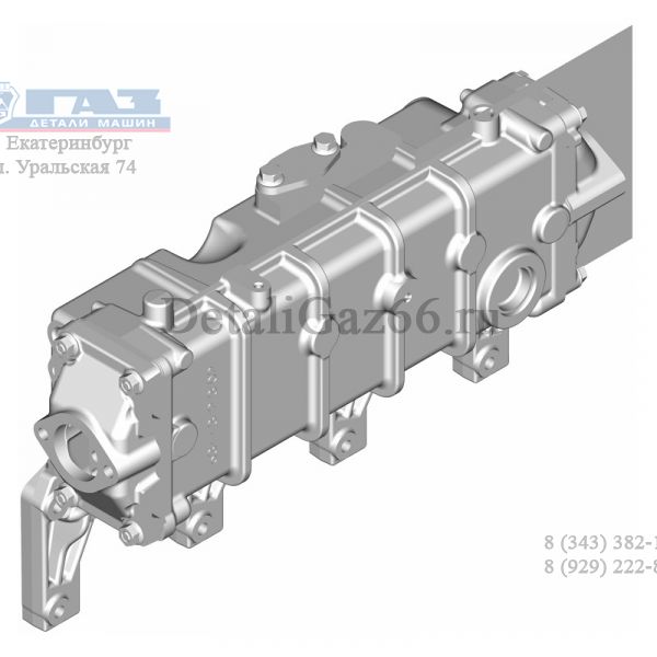 Радиатор отработавших газов ГАЗон NEXT-ЯМЗ-53445 (ПАО "Автодизель"(ЯМЗ)) /53443.1213010-20/