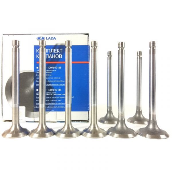 Клапан впуск./выпуск. ВАЗ-21083 (к-т 8 шт.) (фирм. упак. ORIGINAL) /21080100701086/