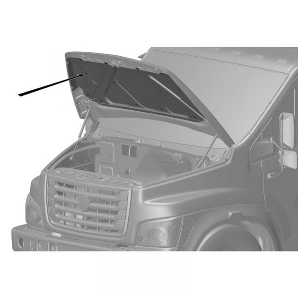 Термошумоизоляция капота ГАЗон NEXT (ООО "Стандартпласт"  ГАЗ) /С41R11-8412302/