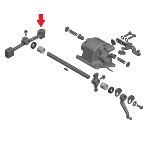Противовес вала дистанционной крышки КПП ГАЗель NEXT (ООО "НИЖЕГОРОДСКИЕ МОТОРЫ"  ГАЗ) /А31R32-1702167/