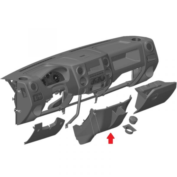 Консоль панели приборов ГАЗель NEXT (ООО "Пластимат"  ГАЗ Оригинал) /А31R23-5326010/