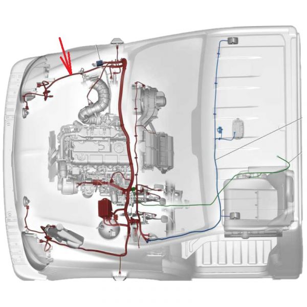 Автопроводка жгут ГАЗон NEXT панели приборов (ООО "Арзамасское ПО Автопровод") /C41R13.3724025-30/