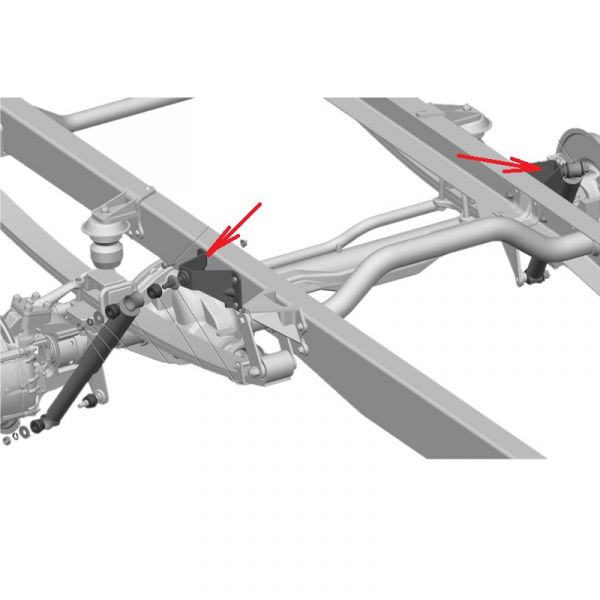 Кронштейн амортизатора с пальцем верхний правый Соболь 4WD (ПАО "ГАЗ") /2217-2915540-10/