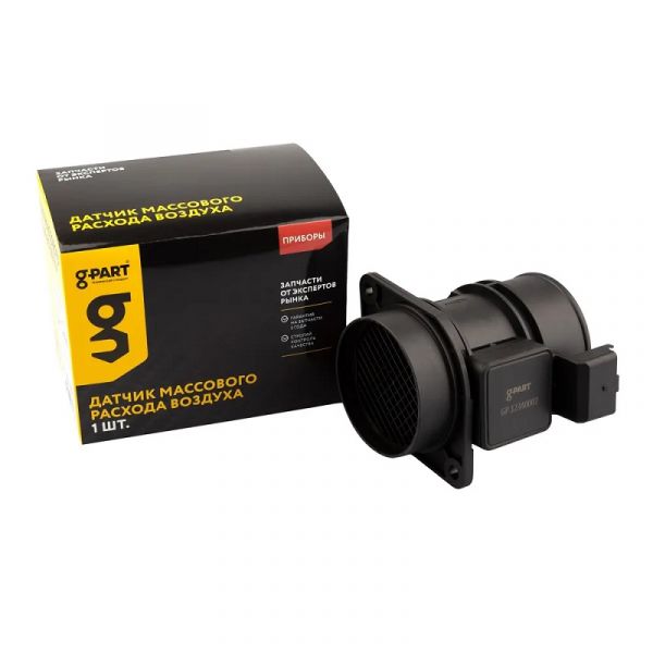 Датчик массового расхода воздуха (ДМРВ) ГАЗ ЕВРО-3 (в упак. G-Part) /GP.12340002/