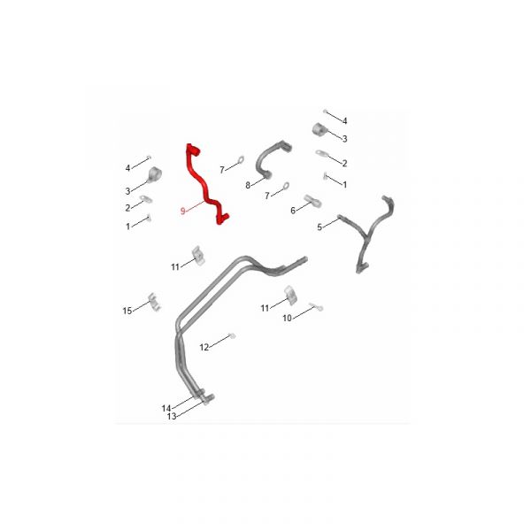 Трубка подвода топл. ГАЗон NEXT дв. ЯМЗ-53445 (ПАО "Автодизель"(ЯМЗ)) /53443.1104410/