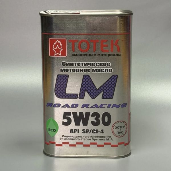 Масло моторное "ТОТЕК" LM-Road Racing 5W30 (5 л) синт. /LMRR530005/