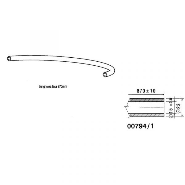 Шланг ГБО УМЗ-42167 ГАЗель Бизнес (ООО "Газкомплект", г.Долгопрудный) /.00794/1/
