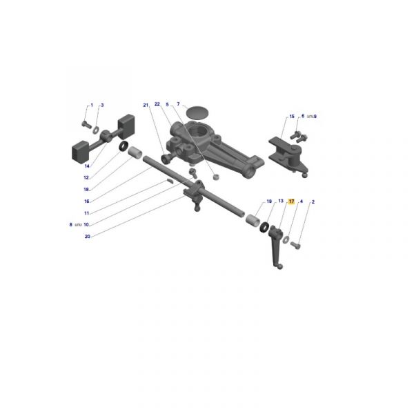 Рычаг включения дистанционной крышки КПП ГАЗон NEXT (ООО "НИЖЕГОРОДСКИЕ МОТОРЫ" ГАЗ Оригинал) /С40R13-1702149-10/