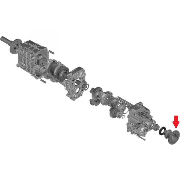 Фланец вторичного вала ГАЗель NEXT 4,6 т. (ООО "НИЖЕГОРОДСКИЕ МОТОРЫ"  ГАЗ) /С41R92-1701238/
