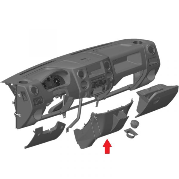 Консоль панели приборов ГАЗель NEXT (ООО "Пластимат"  ГАЗ Оригинал) /А21R23-5326028/