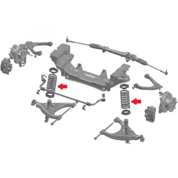 Пружина подвески ГАЗель NEXT (4,6 т.) (жесткость 202кгс/см) (ПАО "ГАЗ") /А32R32-2902712/