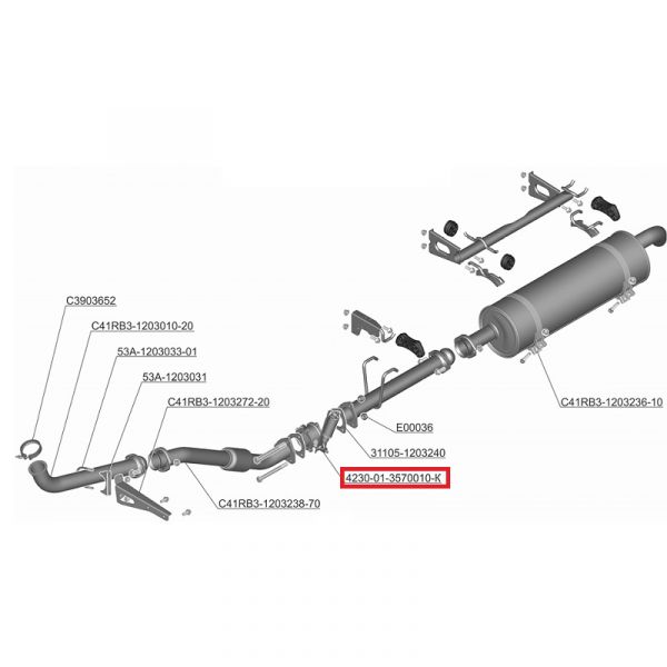 Горный тормоз ГАЗон NEXT (ООО "КЗТАА" ГАЗ Оригинал) /4230-01-3570010-К/