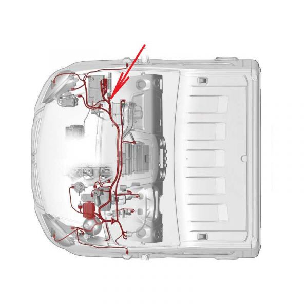 Автопроводка жгут ГАЗель NEXT панели приборов (ООО "Арзамасское ПО Автопровод" ГАЗ Оригинал) /А21R22.3724025-80/