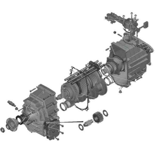 Коробка передач ГАЗон NEXT дв. ЯМЗ-534 ЕВРО-5 (ООО "НИЖЕГОРОДСКИЕ МОТОРЫ"  ГАЗ) /С40R13В-1700010/