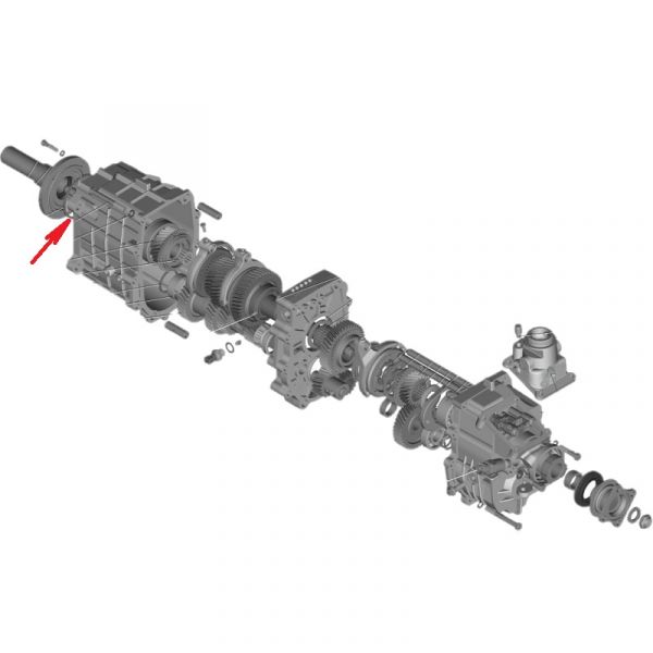 Кольцо стопорное подшипника КПП ГАЗель NEXT (ООО "НИЖЕГОРОДСКИЕ МОТОРЫ"  ГАЗ Оригинал) /А21R22-1701034/