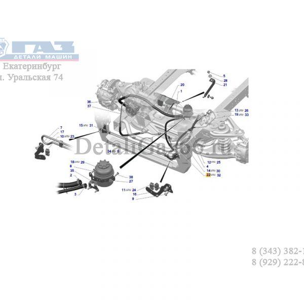 Шланг сливной ГУР от бачка до радиатора ГУР ГАЗель NEXT, Соболь NN (Yubei ГАЗ Оригинал) /А21R22.3408181-11/